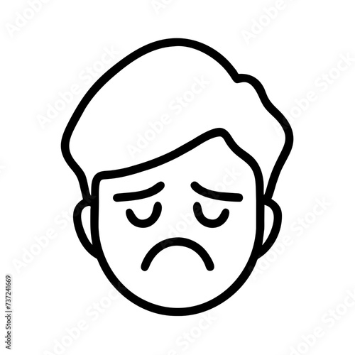 Sad face, face sad, sad, face, sad facial expression, sad facial expression, conveying emotions of melancholy and sorrow.