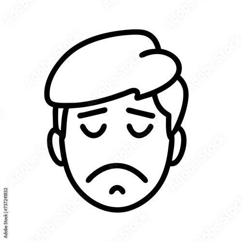 Sad face, face sad, sad, face, sad facial expression, sad facial expression, conveying emotions of melancholy and sorrow.