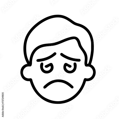 Sad face, face sad, sad, face, sad facial expression, sad facial expression, conveying emotions of melancholy and sorrow.