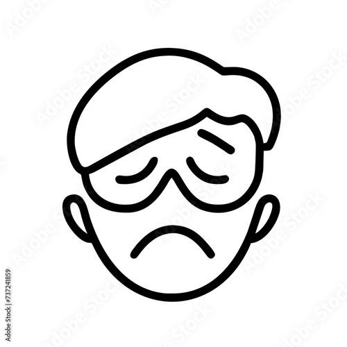 Sad face, face sad, sad, face, sad facial expression, sad facial expression, conveying emotions of melancholy and sorrow.