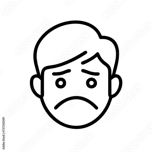 Sad face, face sad, sad, face, sad facial expression, sad facial expression, conveying emotions of melancholy and sorrow.