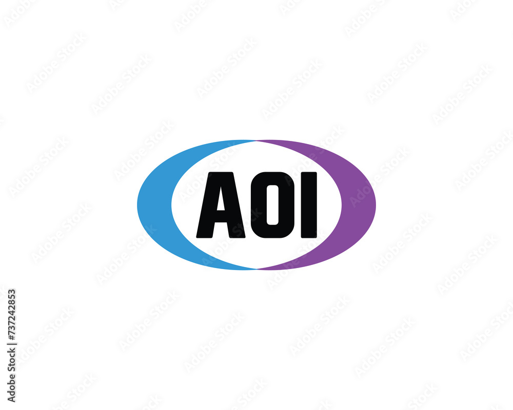 AOI Logo design vector template AOI Logo design vector template