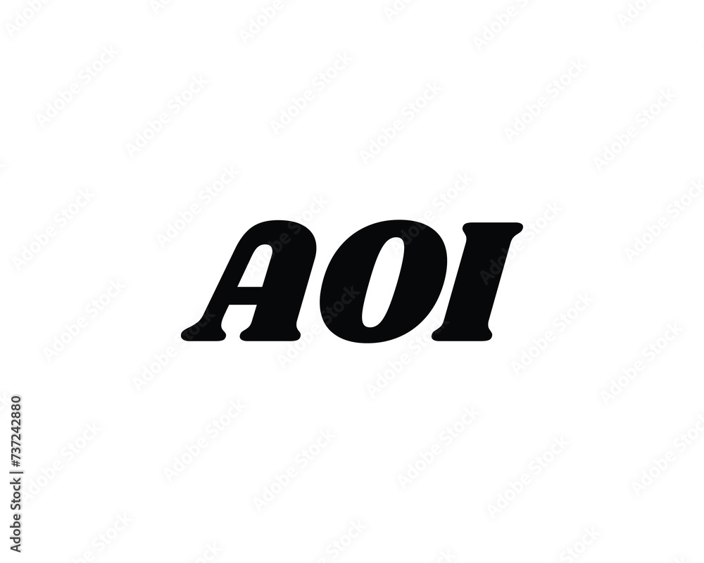 AOI Logo design vector template AOI Logo design vector template
