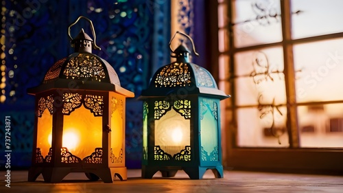 Eid lamps or lanterns for ramadan and other islamic muslim holiday