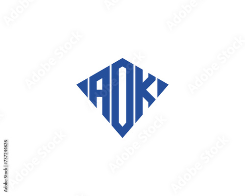 Free Download AOK Logo design vector template - GFXLoad