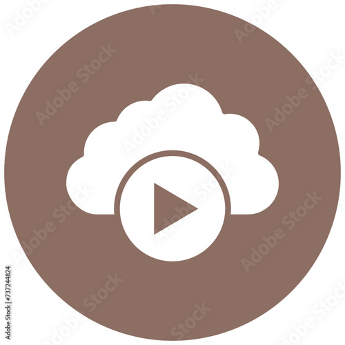 Cloud Video Icon