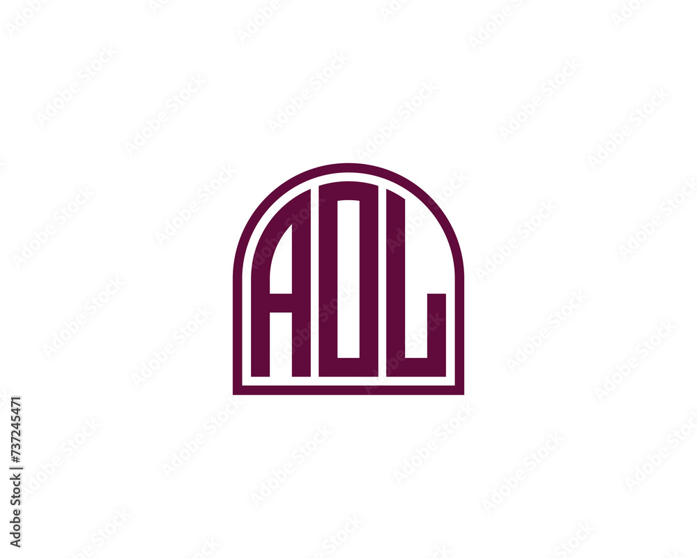 AOL logo design vector template AOL logo design vector template
