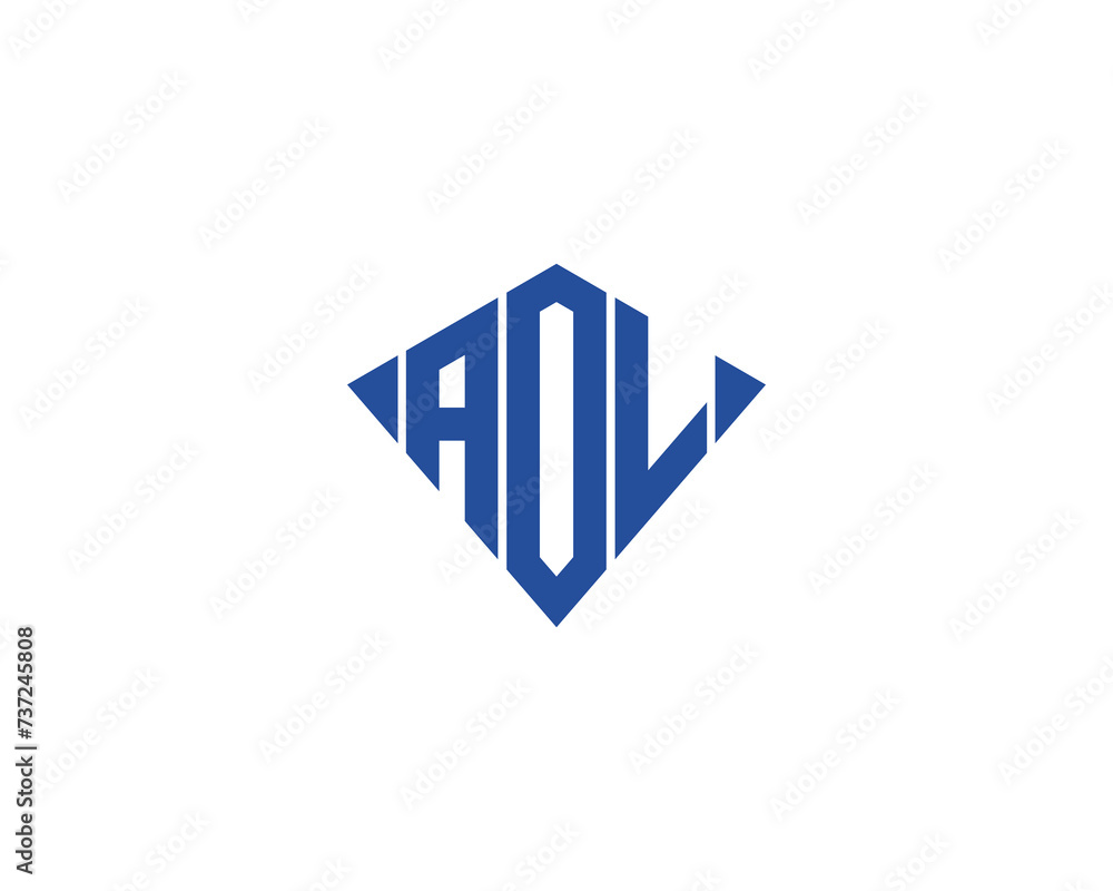 AOL logo design vector template AOL logo design vector template