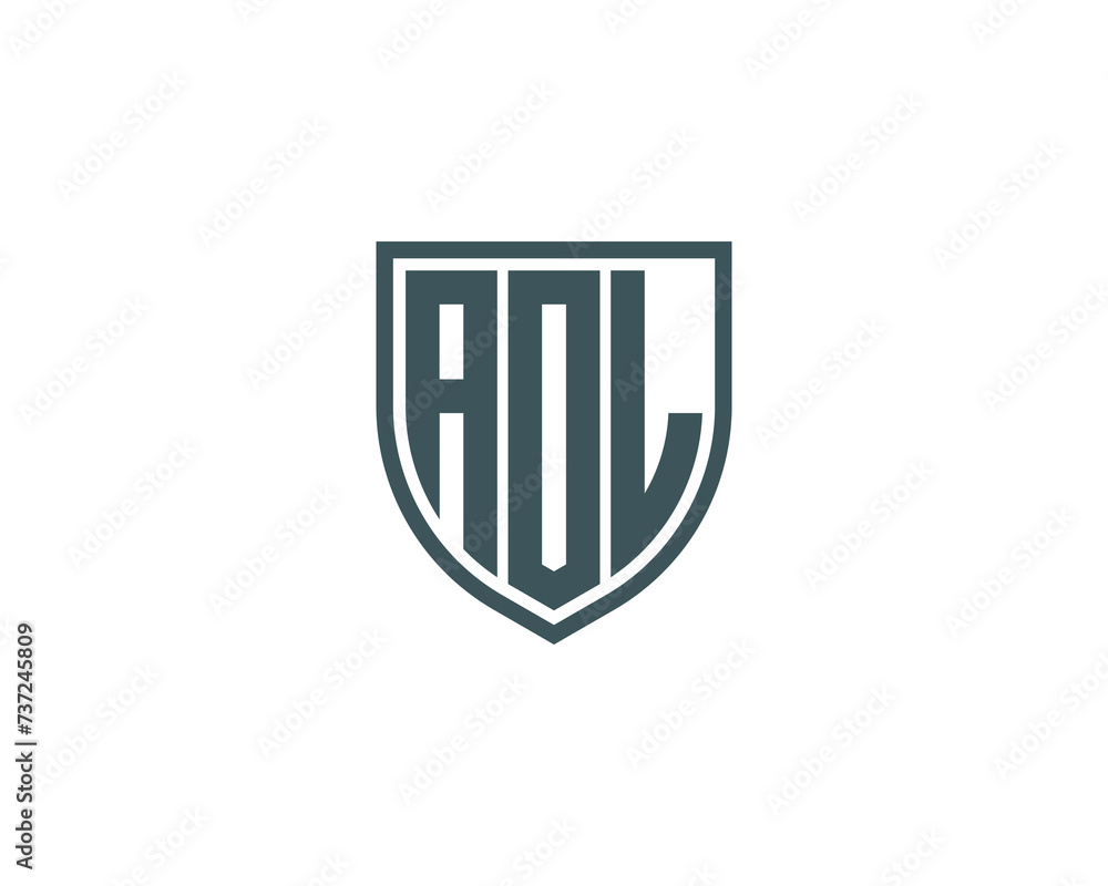 AOL logo design vector template AOL logo design vector template