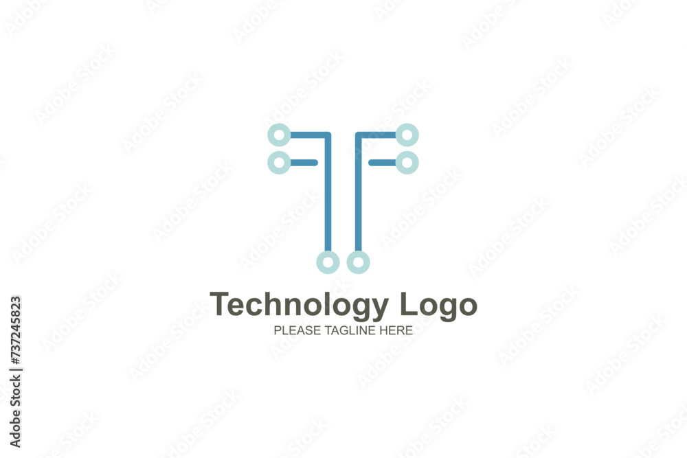 Technology logo business design Technology logo business design