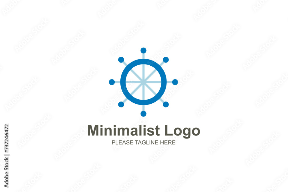 Fototapeta premium Business minimalist logo design