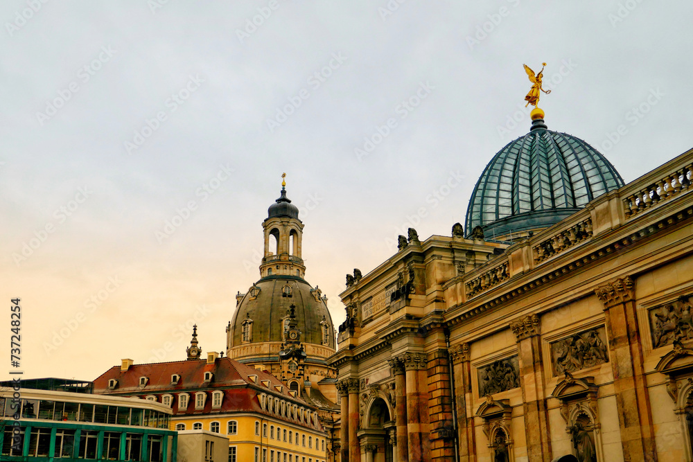 Scenic view of Frauenkirche in Dresden, Germany