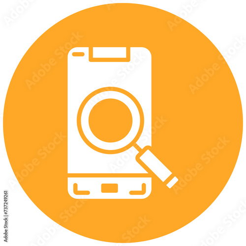 Mobile Research Icon