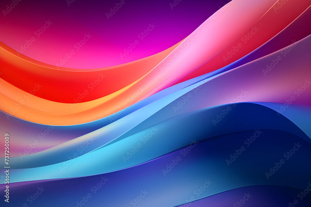 Background color wave elegant vibrant artistic - Ai generated Background color wave elegant vibrant artistic - Ai generated