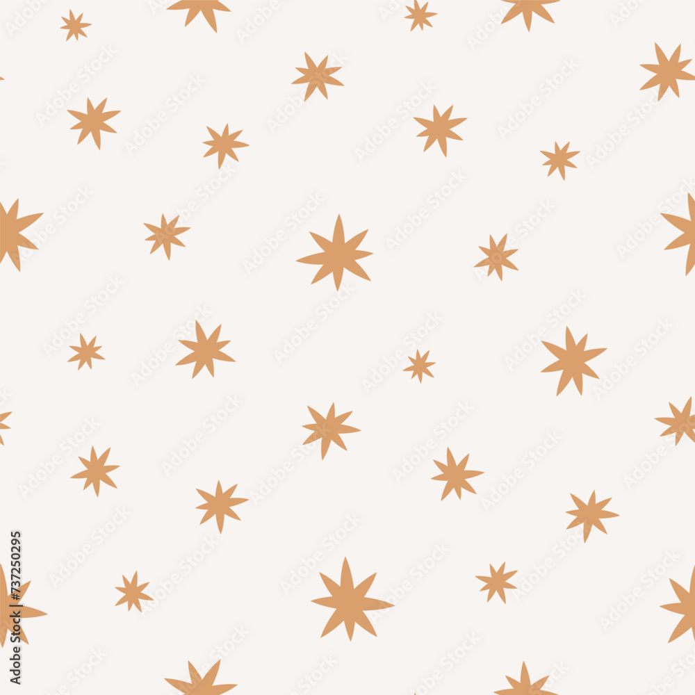 Seamless pattern with gold stars Seamless pattern with gold stars