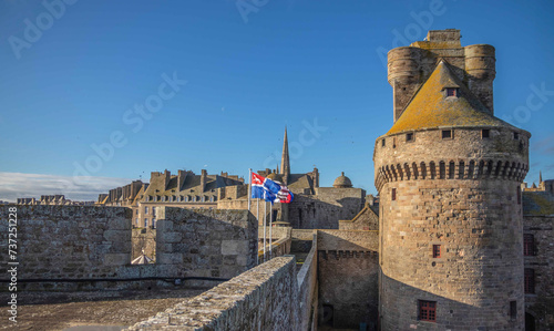Tableau sur toile Donjon de Saint-Malo