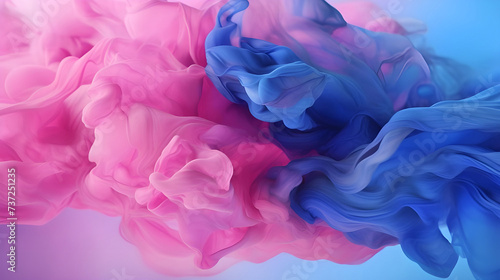 Soft pastel gradient backdrop with fluid texture - Ai generated