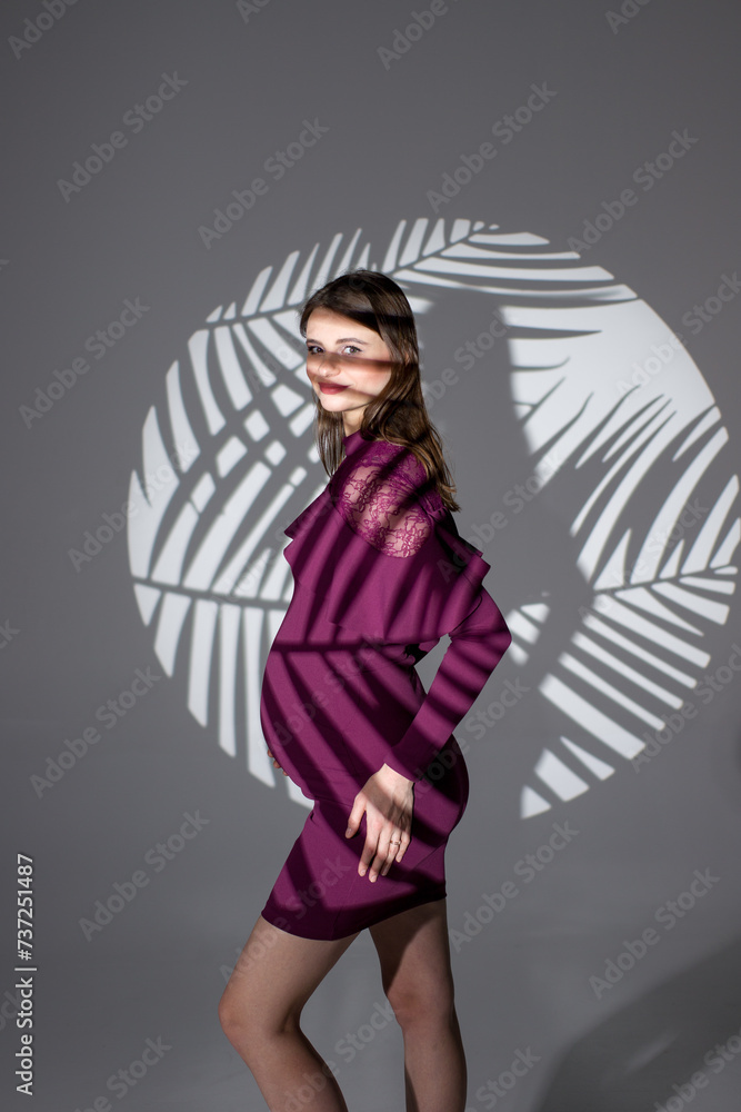 pregnant fashion model posing in studio, stuio pregnancy photo shoot pregnant fashion model posing in studio, stuio pregnancy photo shoot