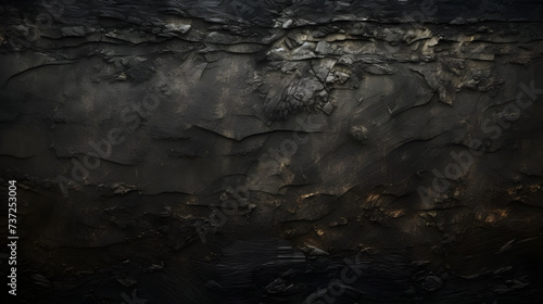 Black Grunge texture background - Ai generated