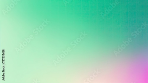 Abstract Green, teal, and pink grainy gradient background