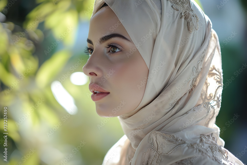portrait of a muslim woman portrait of a muslim woman