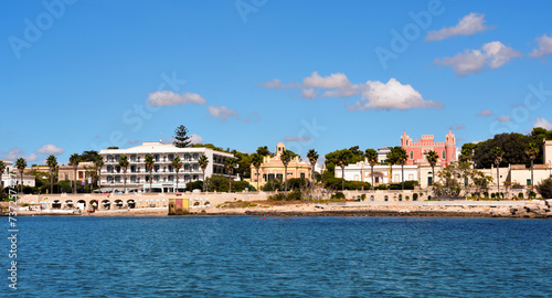 coastal panorama in Santa Maria di Leuca Italy