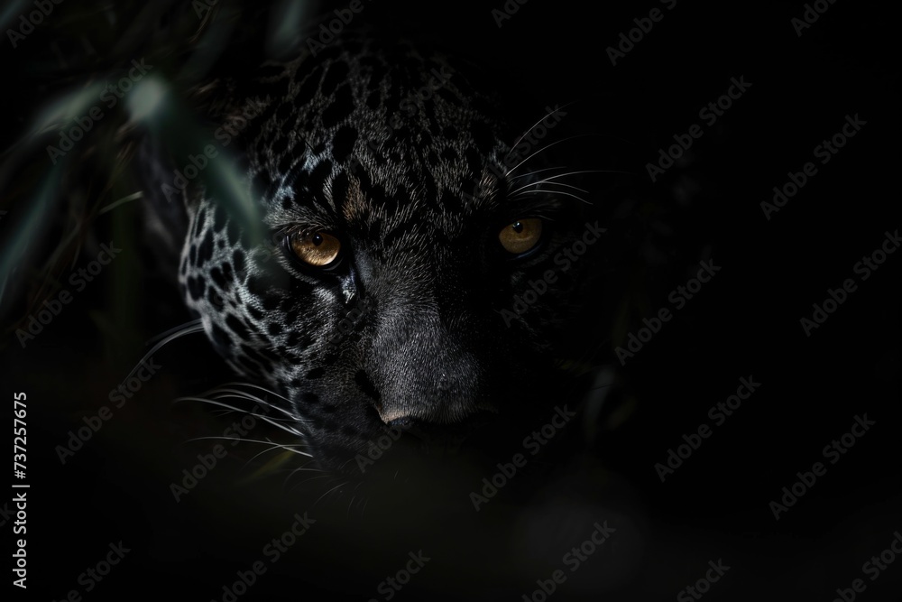 Animal closeup in dark colors