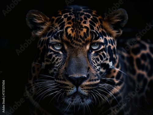 Animal closeup in dark colors