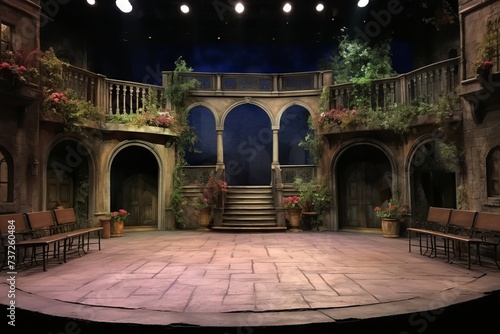 A stage set for a timeless Shakespearean play