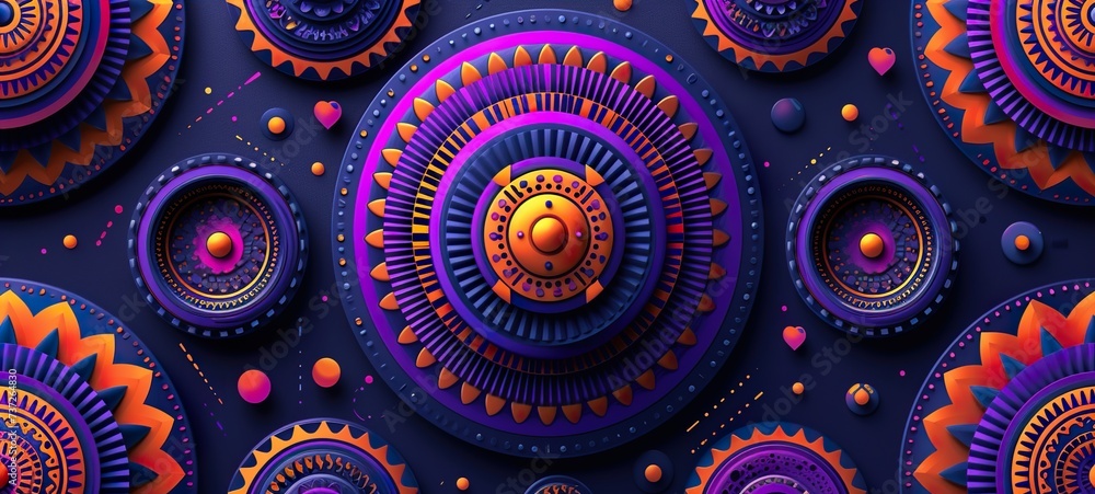 abstract background with circles abstract background with circles
