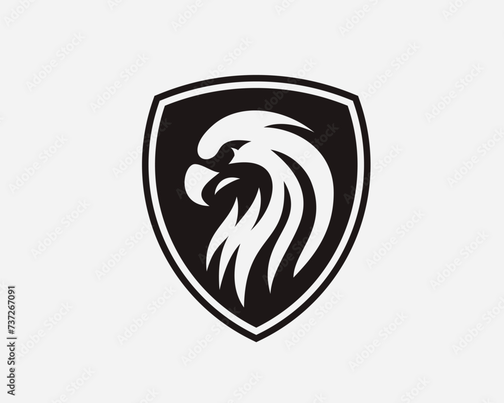Eagle logo. Hawk emblem design editable for your business. Vector illustration. Eagle logo. Hawk emblem design editable for your business. Vector illustration.
