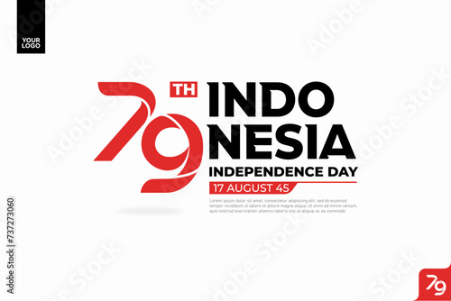 79th Indonesia Independence Day Logotype.