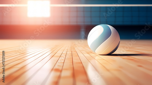 Beach volleyball illustration, volleyball match