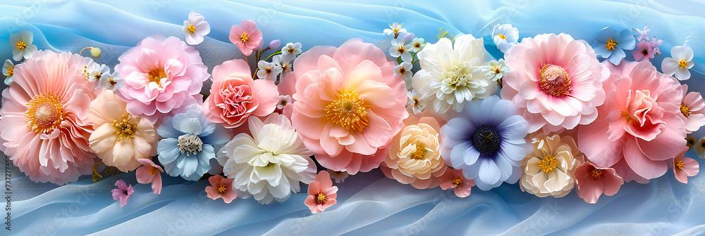 Springs bloom captured in a bouquet of floral elegance, where natures palette celebrates the artistry and romance of flowers Springs bloom captured in a bouquet of floral elegance, where natures palette celebrates the artistry and romance of flowers