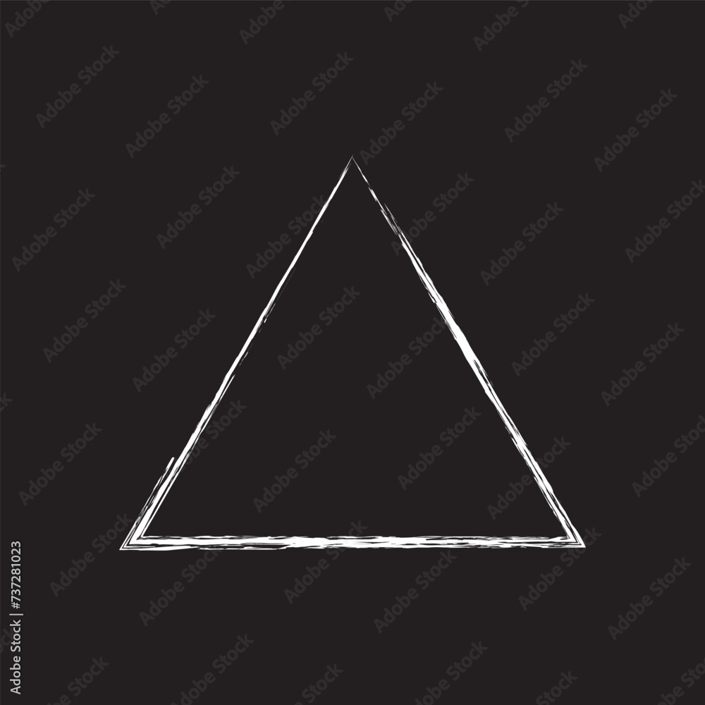 Triangle vector icon isolated on white background, Triangle logo design Triangle vector icon isolated on white background, Triangle logo design