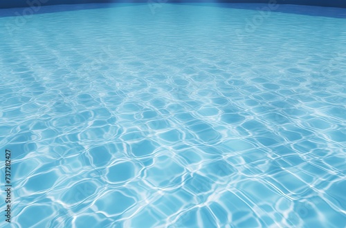 Texture of water in swimming pool for background © Riz