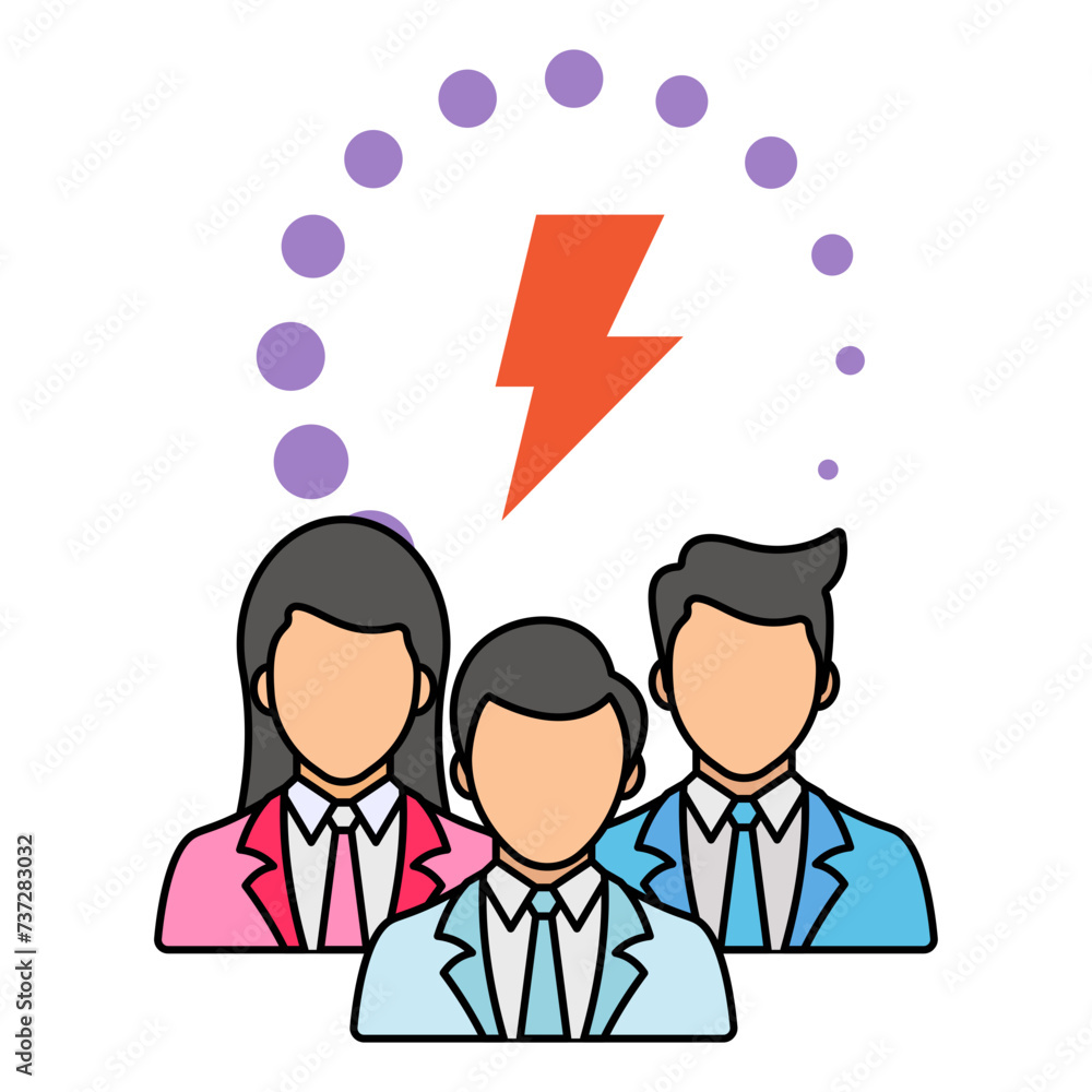 Rising Star or Talent Pool concept, organizational behavior vector color icon design, self improvement at workplace Symbol, business motivation Sign, goal-directed behavior stock illustration Rising Star or Talent Pool concept, organizational behavior vector color icon design, self improvement at workplace Symbol, business motivation Sign, goal-directed behavior stock illustration
