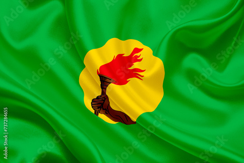 national flag of Zaire photo