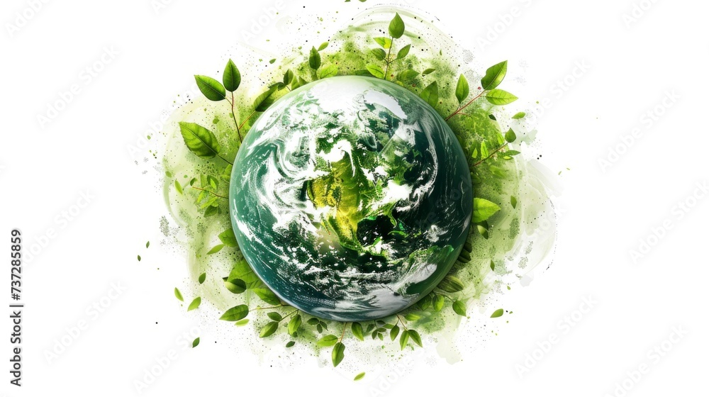 planet earth with ecology concept planet earth with ecology concept