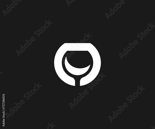 wine glass kogo