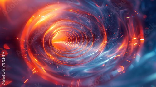 Abstract Background: Chaotic 3D Spiral Line