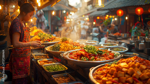 Flavors of the Street Vibrant Food Markets