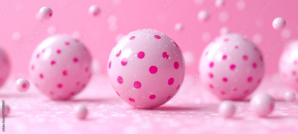 Obraz premium pink sphere