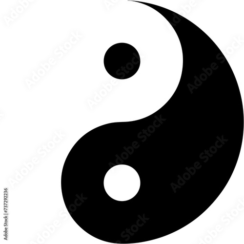 ying yang symbol photo