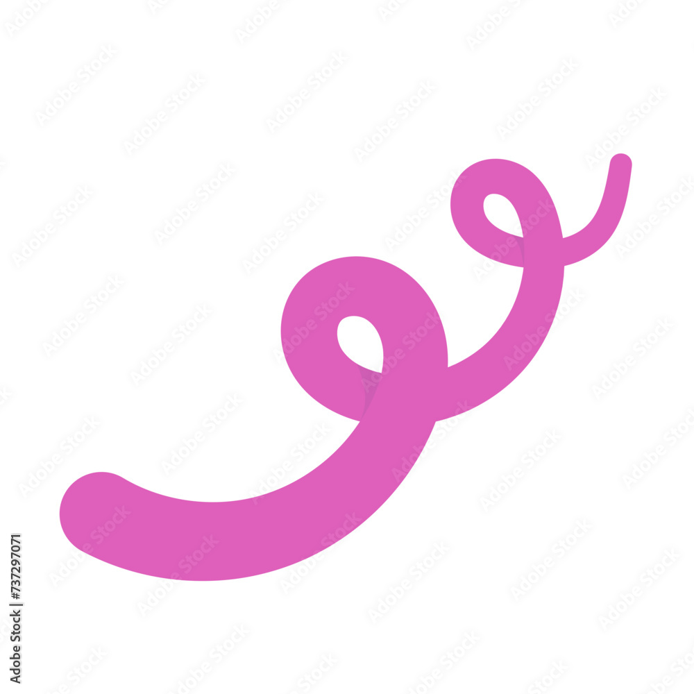 Fototapeta premium Pig tail icon 