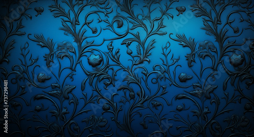 background, dark blue background with pattern, line art