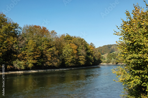 Der Fluss Reuss bei Eggenwil