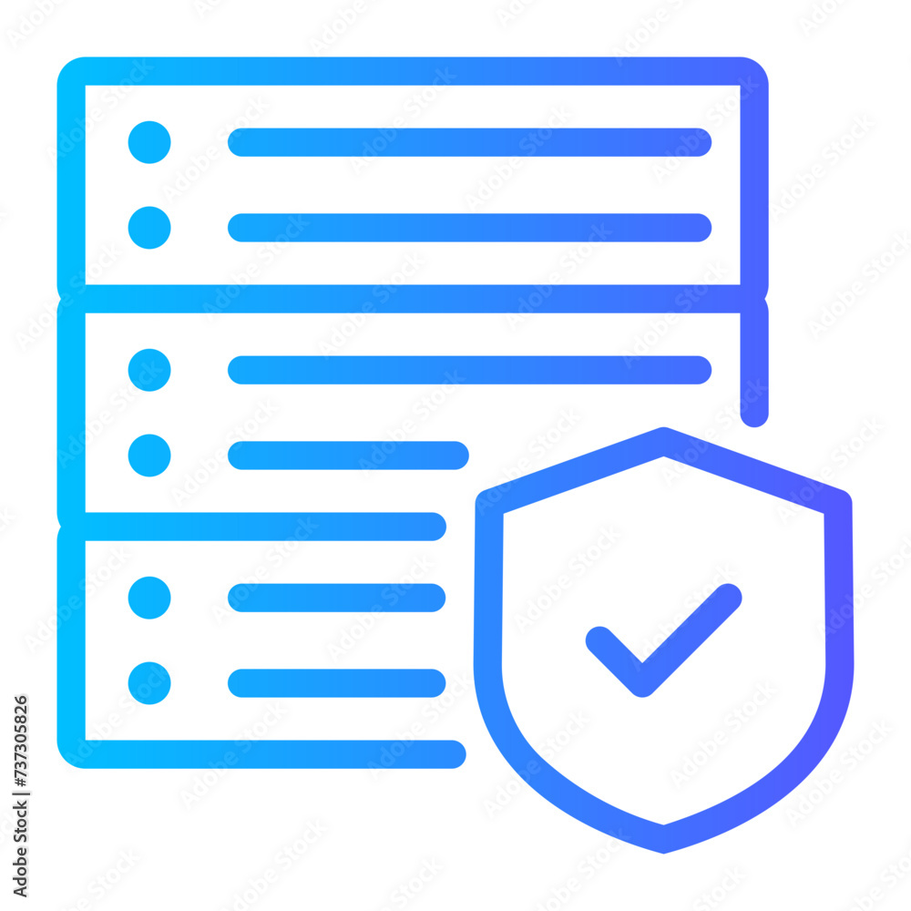 security services gradient icon security services gradient icon