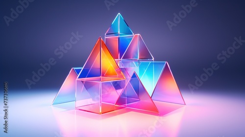 Holographic 3D Geometric Shapes