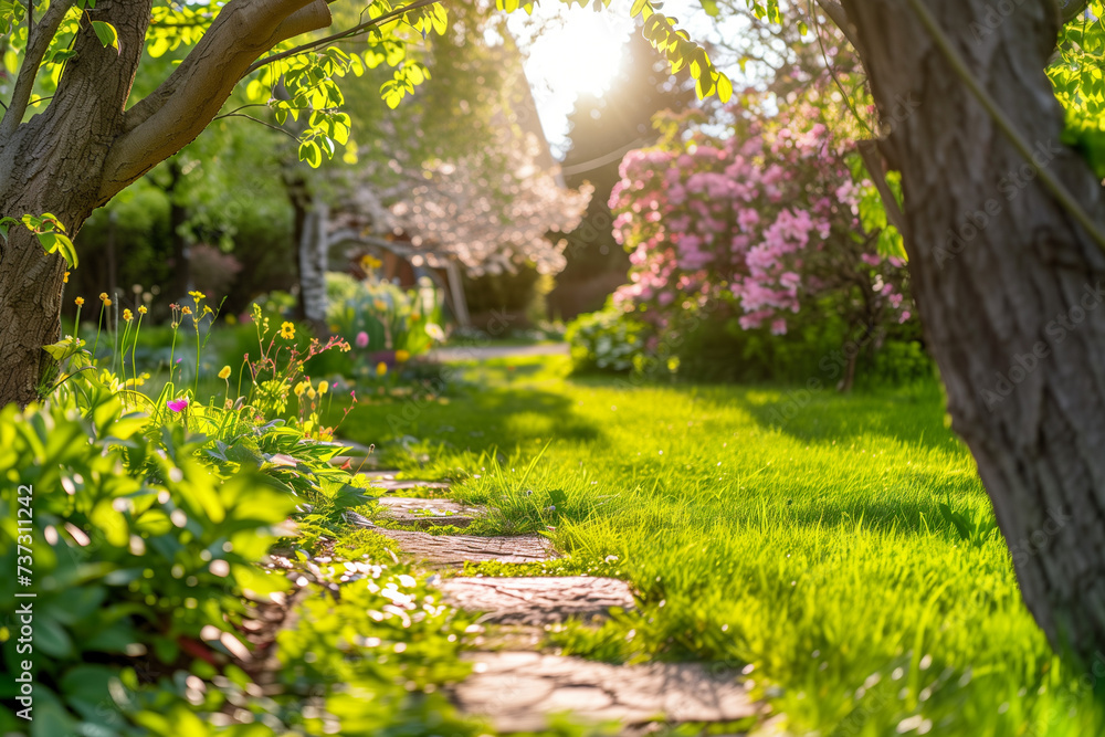 Obraz premium spring in the garden